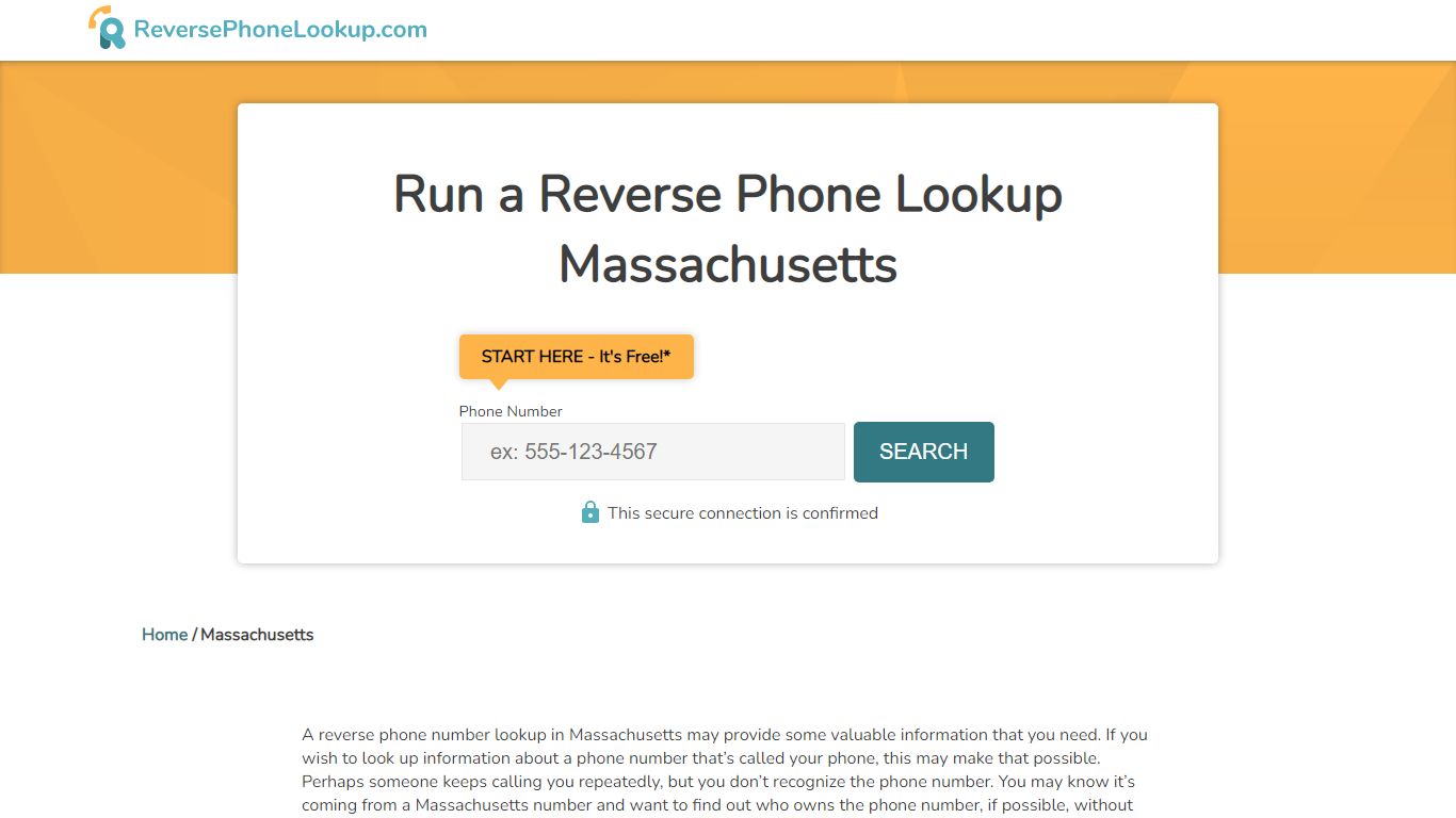 Massachusetts Reverse Phone Lookup - Search Numbers To Find The Owner